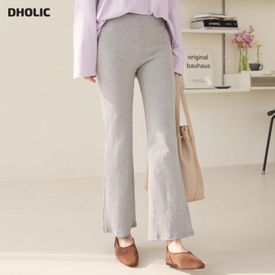 ブーツカットパンツ・全4色・t66434 レディース 【pt】【パンツ ズボン ロングパンツ ブーツカット 単色 無地 シンプル カジュアル 大人 秋 冬 韓国 ファッション】【ハイホリHIHOLLI】