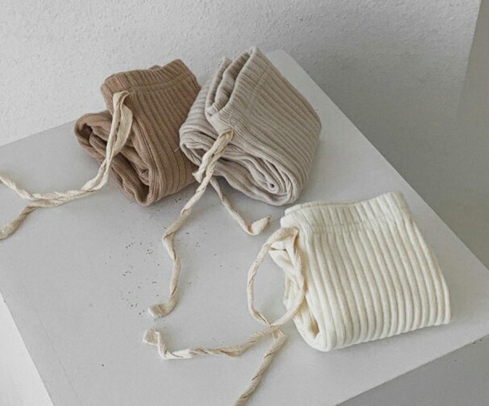 コットンリブレギンス・u10969 キッズ【3~8才】【pt】【レギンス パンツ ズボン ロングパンツ 長ズボン リブ コットン 綿 シンプル カジュアル 女の子 男の子 秋 冬 韓国 韓国子供服 子供 こども 子供服 こども服】【KIDS】