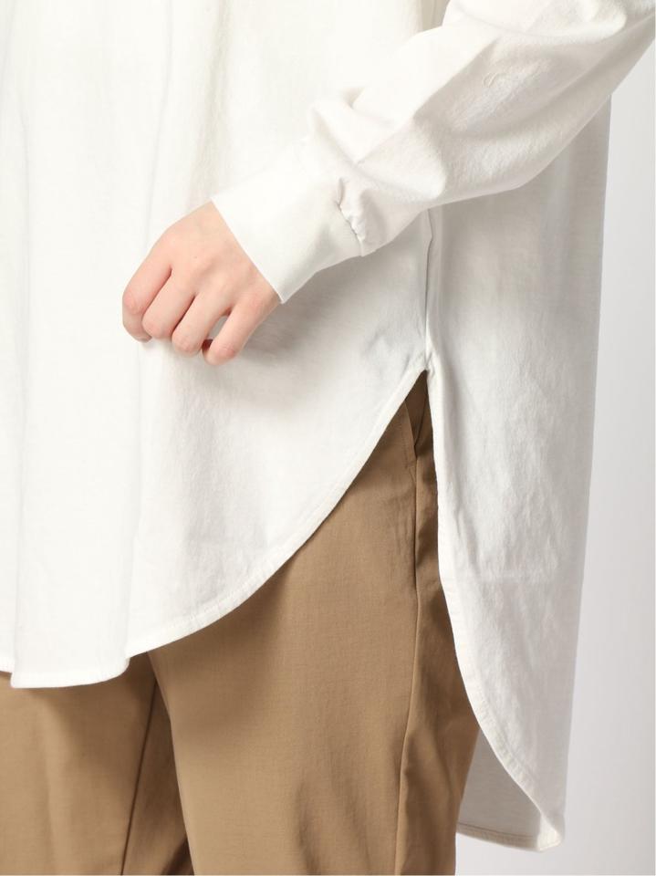 <<追加>>プレミアムコットン ラウンドヘムロングTee◆2
