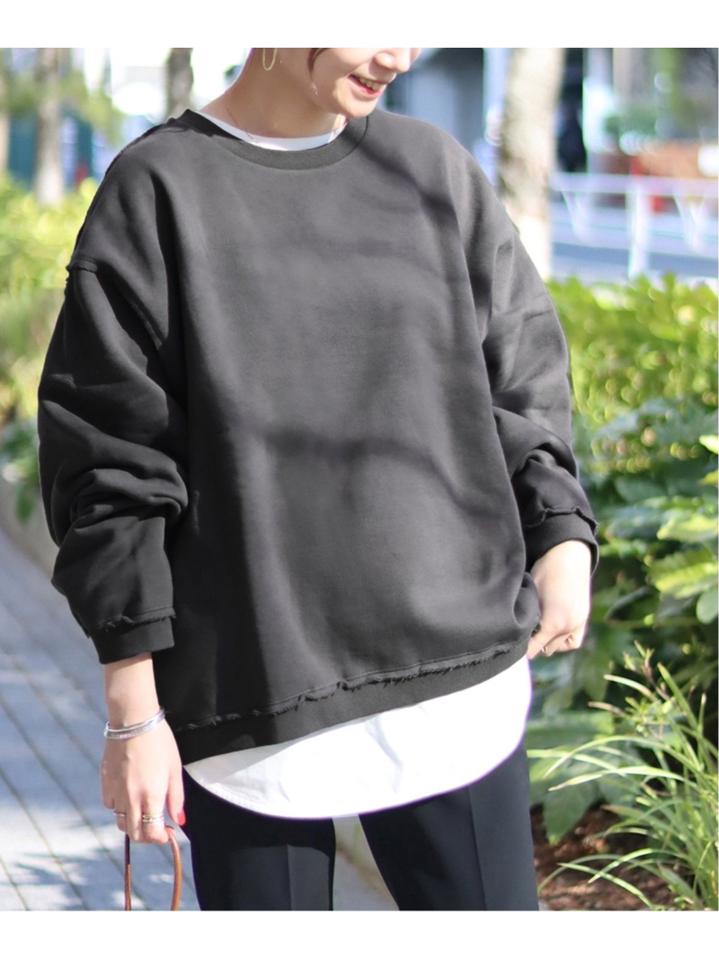 CUT-OFF SWEAT クルー◆
