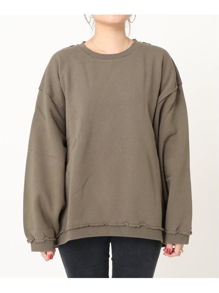 CUT-OFF SWEAT クルー◆