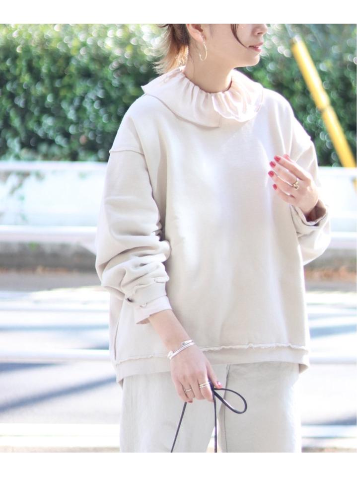 CUT-OFF SWEAT クルー◆