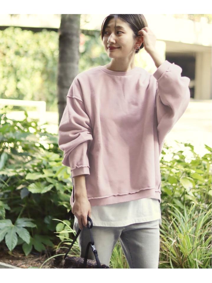 CUT-OFF SWEAT クルー◆