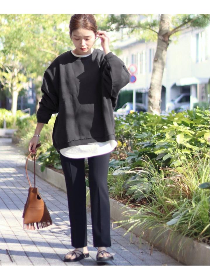 CUT-OFF SWEAT クルー◆
