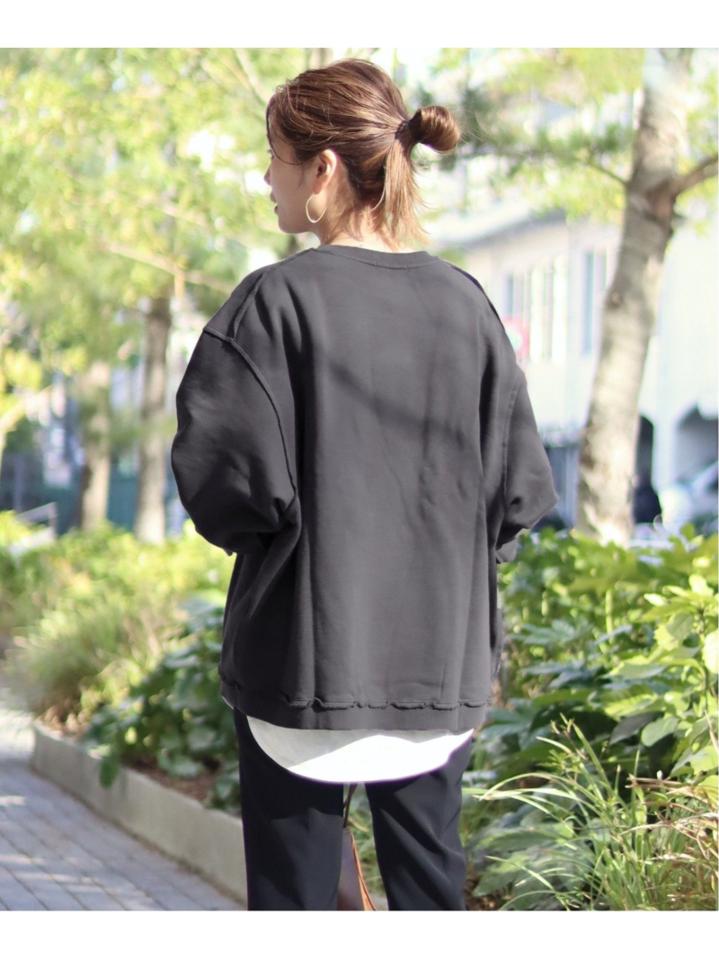 CUT-OFF SWEAT クルー◆