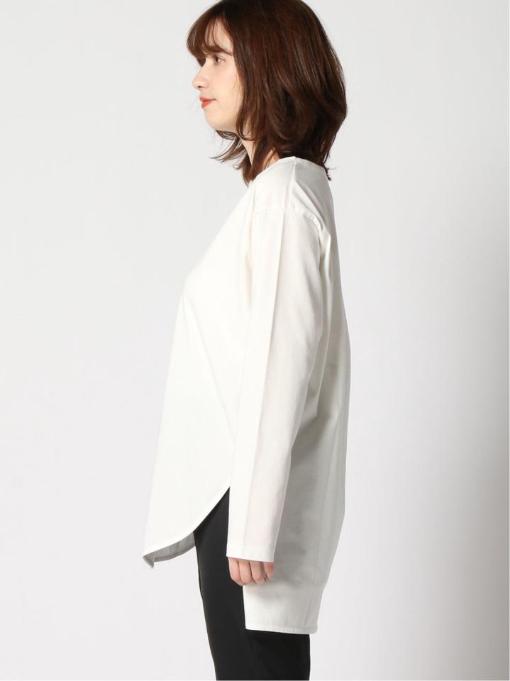 <<追加>>プレミアムコットンNEWラウンドヘムロングスリーブTシャツ5