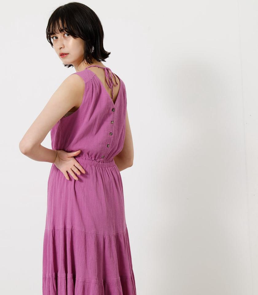 CREPE TIERED ONEPIECE/クレープティアードワンピース