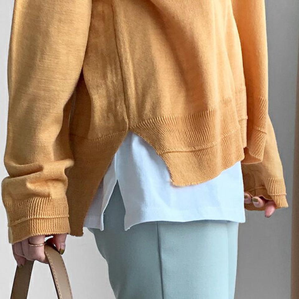 レイヤードスカート・全1色・b66654 レディース 【acc】【レイヤードスカート レイヤード スカート 単色 無地 シンプル 重ね着風 レイヤード風 韓国 ファッション】【ハイホリHIHOLLI】