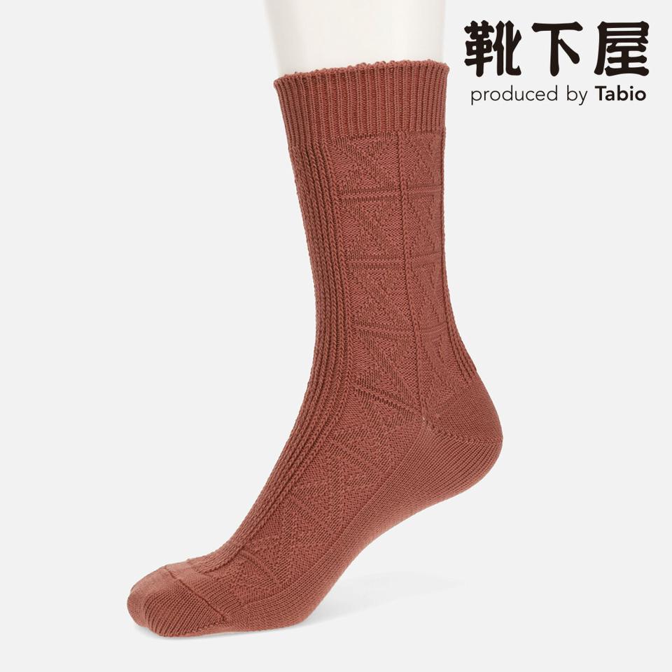 【あす楽】【Tabio】 リンクスニットパネル柄ソックス / 靴下屋 靴下 タビオ くつ下 レディース 日本製 2206ka