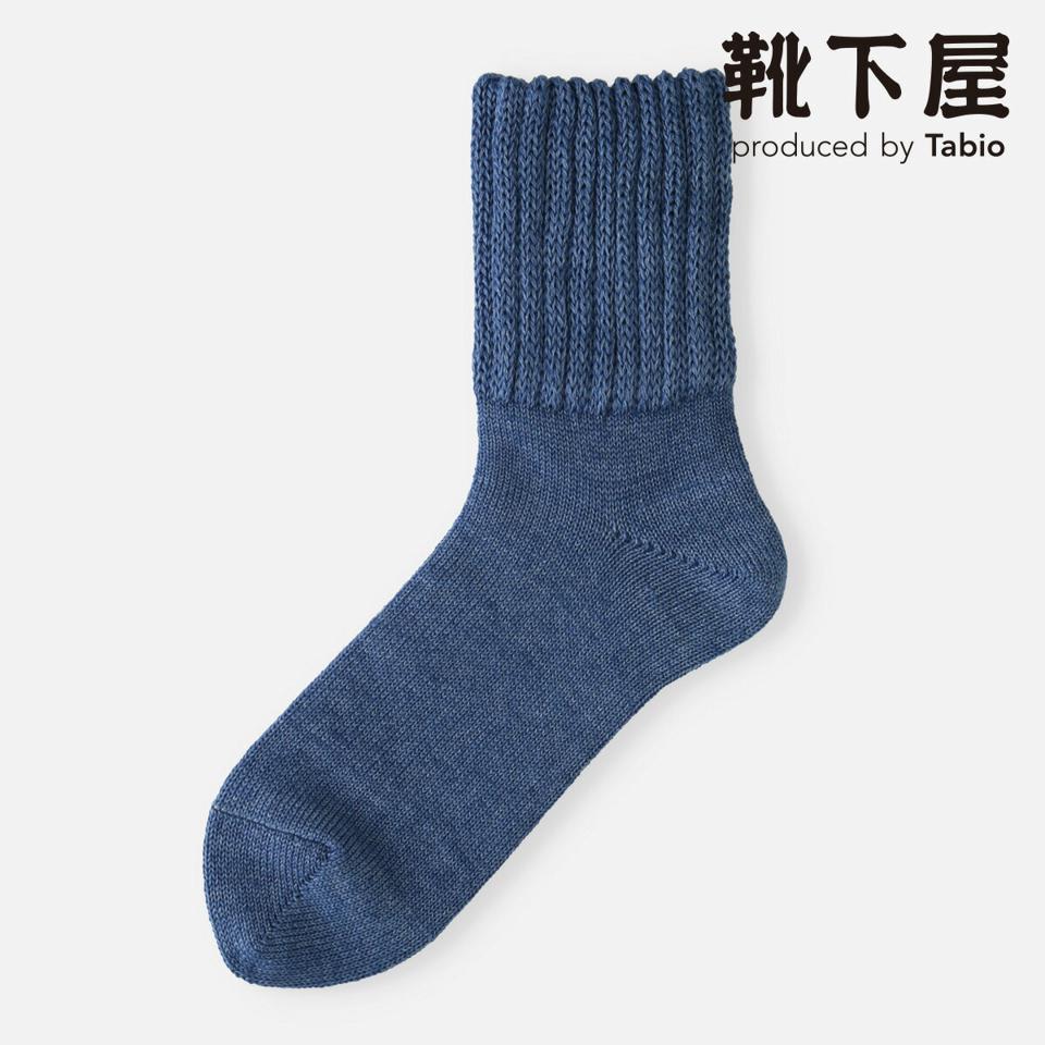 【全品送料無料★〜6/11 23:59迄】【あす楽】【Tabio】 デニムアメリブ無地ソックス / 靴下屋 靴下 タビオ くつ下 ショート レディース 日本製