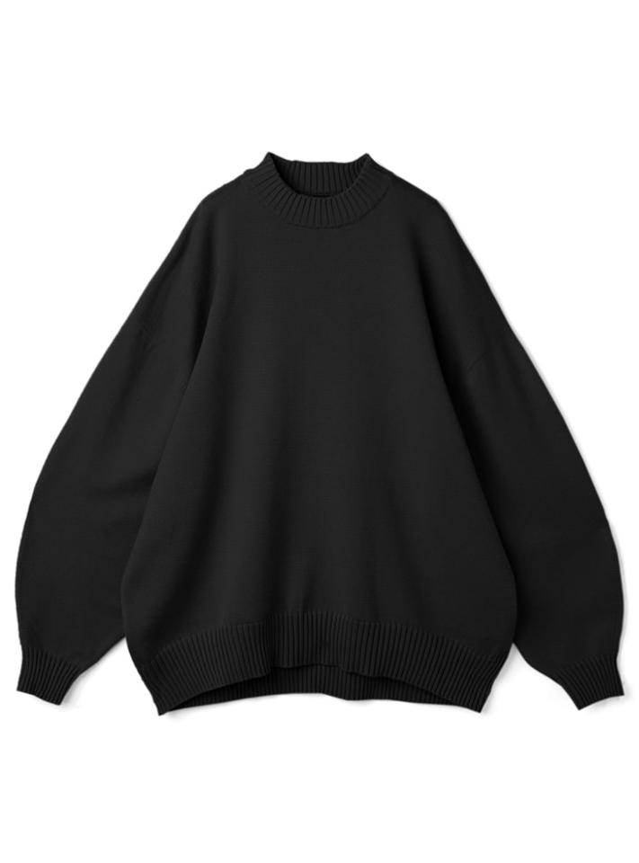 コクーンスリーブニットトップス