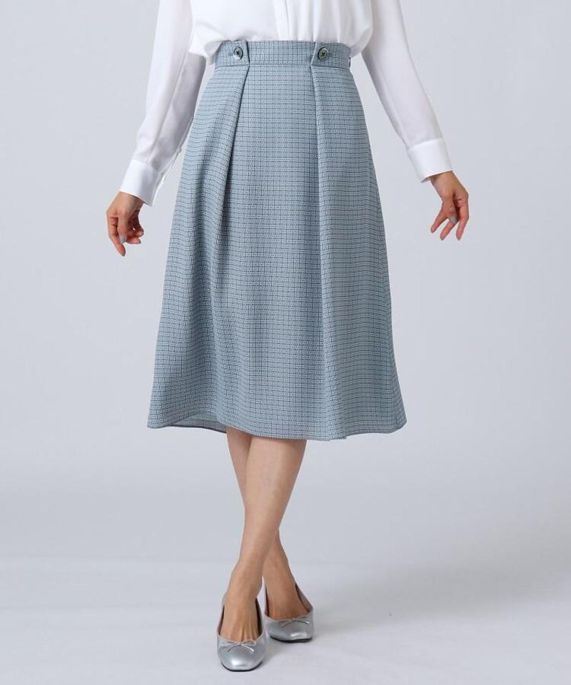 グラフィカルジオメプリントスカート