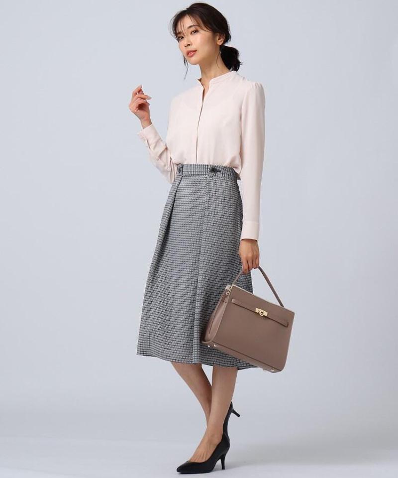 グラフィカルジオメプリントスカート