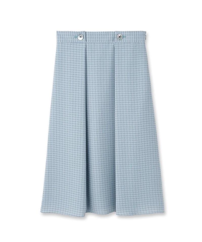 グラフィカルジオメプリントスカート