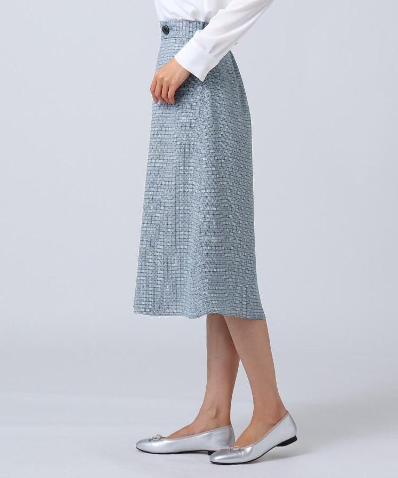 グラフィカルジオメプリントスカート