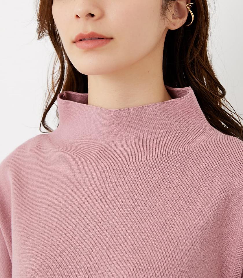 オーバーハイネックKnit TOP