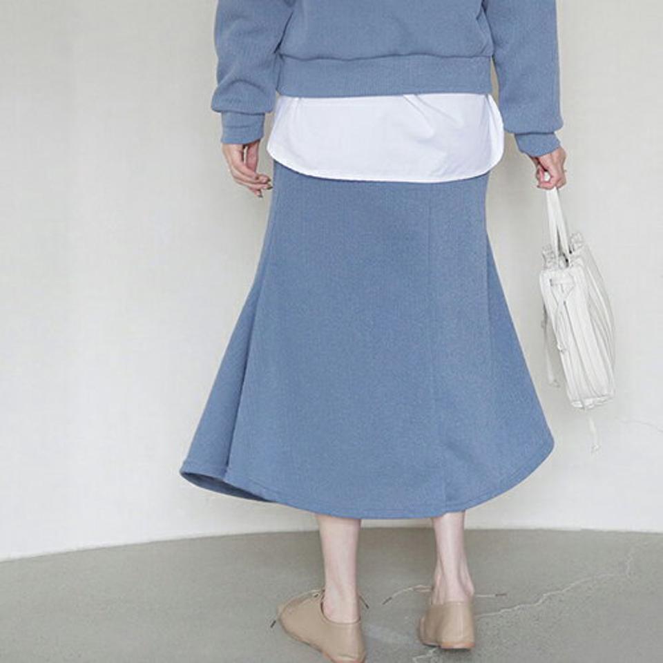 ラグランフーディ&スカートSET・全4色・t66678 レディース 【sk】【セットアップ setup トップス パーカー フーディー フーディ フード 長袖 スカート ロングスカート ロング 単色 無地 シンプル カジュアル 秋 冬 韓国 ファッション】【ハイホリHIHOLLI】