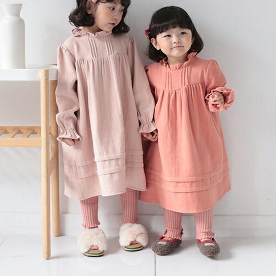 起毛配色フリルリブレギンス・u09453 キッズ【3~8才】【pt】【レギンス パンツ ズボン ロングパンツ 長ズボン フリル リブ リブレギンス 起毛 配色 カジュアル 女の子 男の子 秋 冬 韓国 韓国子供服 子供 こども 子供服 こども服】【KIDS】