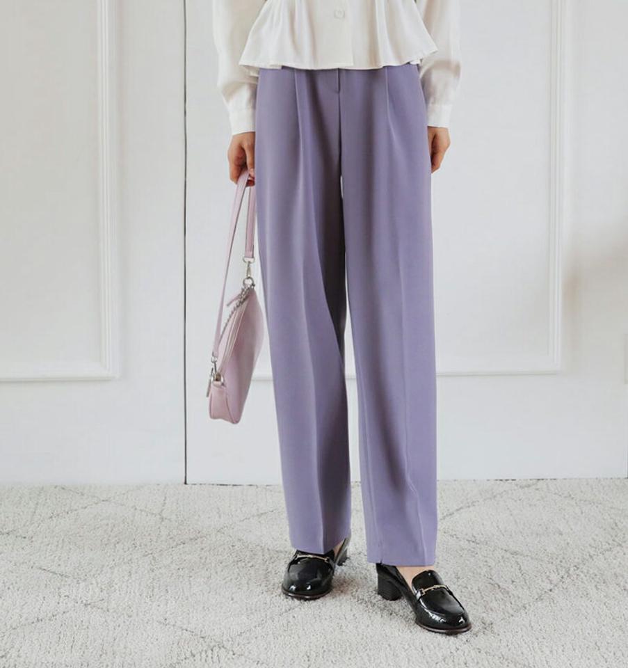 ウエストストレッチスラックス・全3色・t63025 レディース 【pt】【韓国 ファッション ボトムス パンツ ロング スリム スラックス ストレッチ 美脚 大人 女の子 無地 冬パンツ 春パンツ ストレート 細身 ハイウエスト 秋 冬】