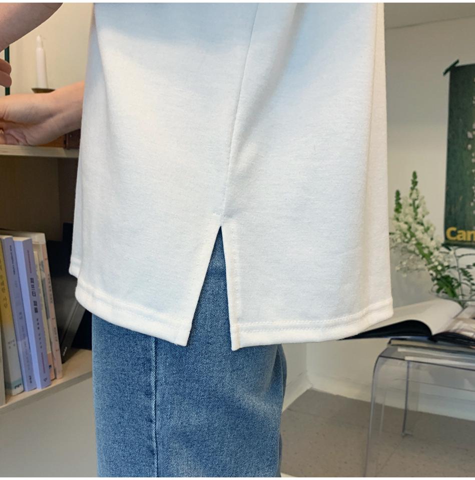 ストレッチスリット半袖Tシャツ