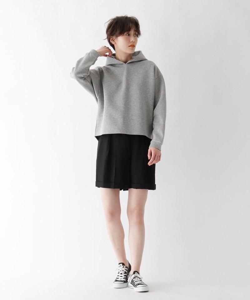 【ウォッシャブル】ダンボールフード付きプルオーバー
