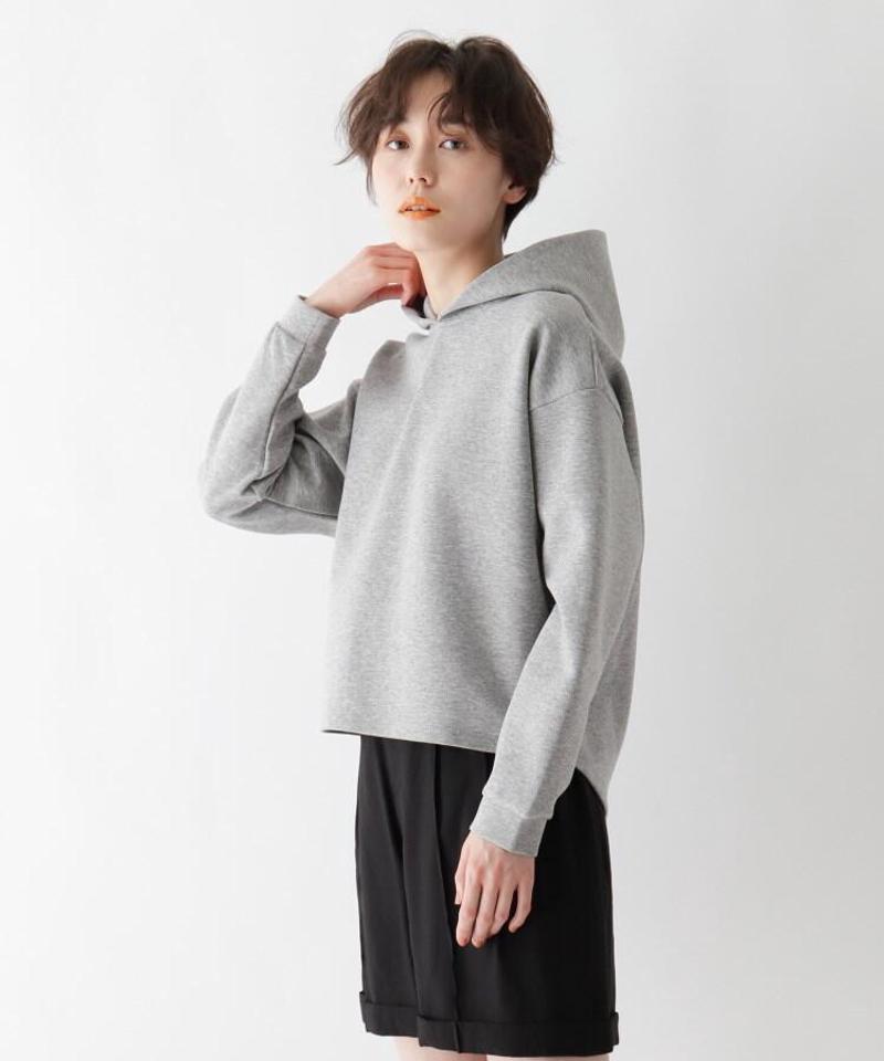 【ウォッシャブル】ダンボールフード付きプルオーバー
