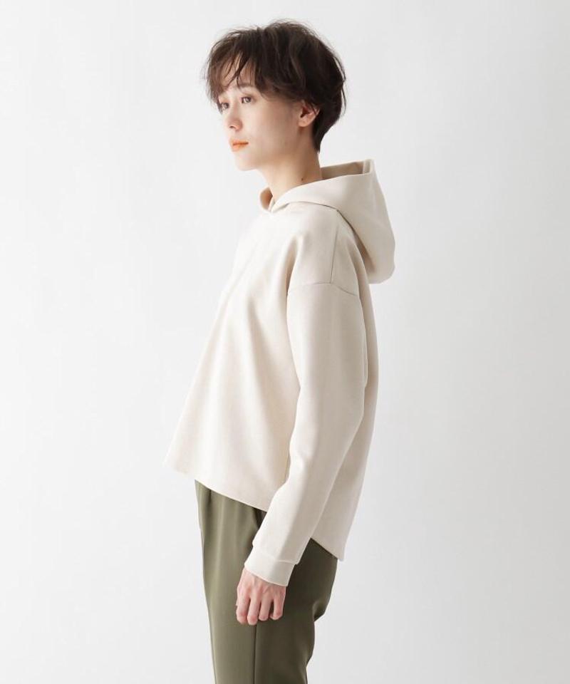 【ウォッシャブル】ダンボールフード付きプルオーバー