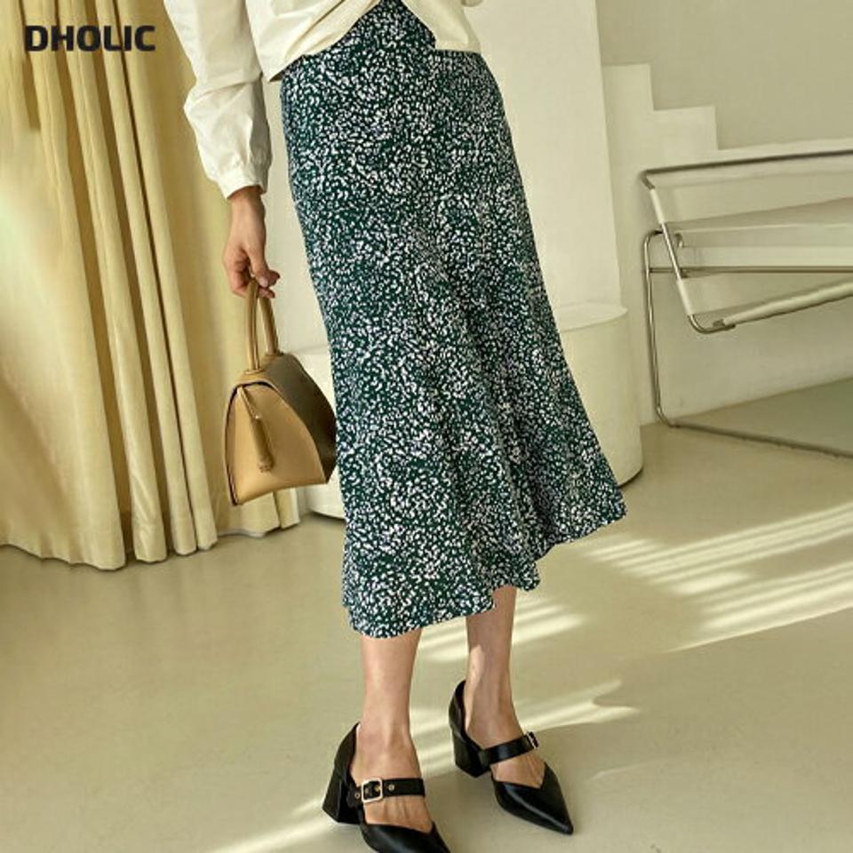 パターンフレアスカート・全2色・t62717 レディース 【sk】【韓国 ファッション ボトムス スカート ロング ロングスカート ウエストゴム フレア パターン オールシーズン バックゴム カジュアル 体型カバー シンプル フェミニン ベーシック 上品 秋 冬】