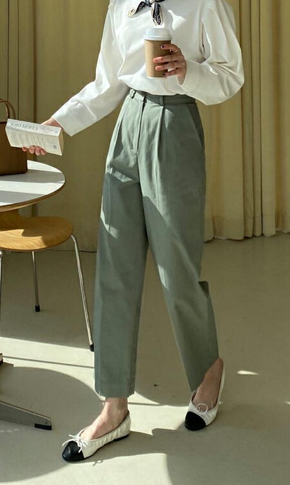 タックバルーンパンツ・全3色・t62722 レディース 【pt】【韓国 ファッション ボトムス パンツ ロング タック バルーン ルーズ ゆったり カジュアル ワイド シンプル 無地 体型カーバー 秋 冬】