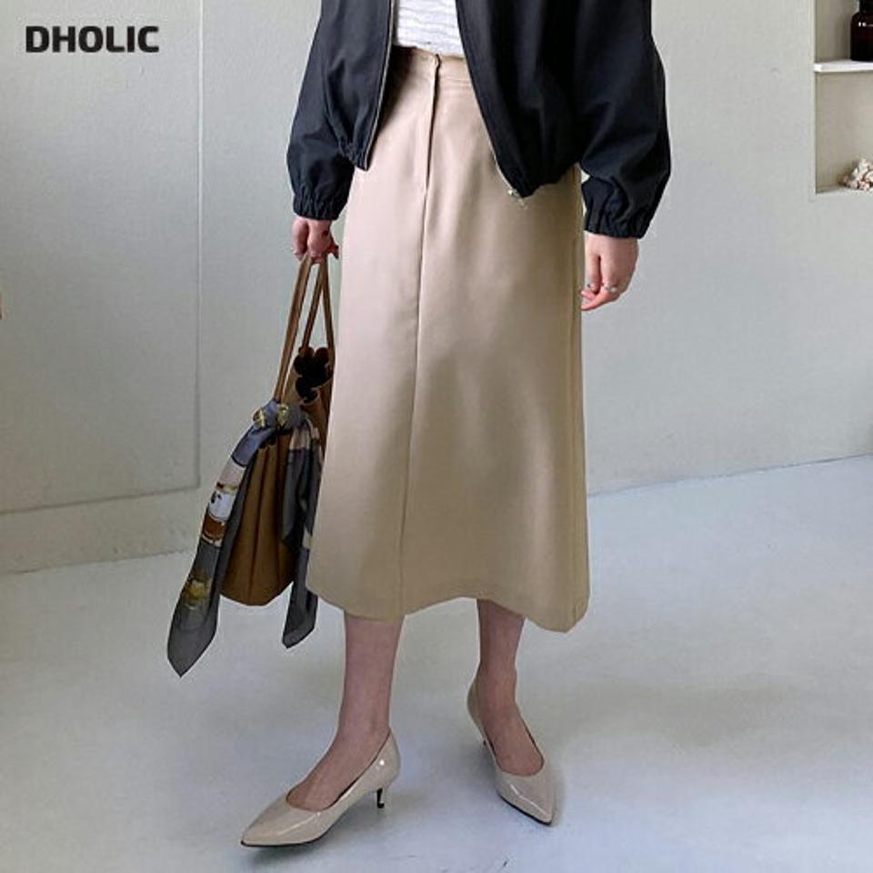 Aラインスカート・全3色・t66803 レディース 【sk】【スカート ロングスカート ロング Aライン 単色 無地 シンプル 大人 きれいめ 秋 冬 韓国 ファッション】【ハイホリHIHOLLI】