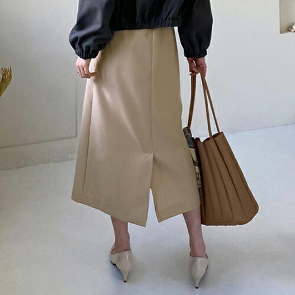 Aラインスカート・全3色・t66803 レディース 【sk】【スカート ロングスカート ロング Aライン 単色 無地 シンプル 大人 きれいめ 秋 冬 韓国 ファッション】【ハイホリHIHOLLI】