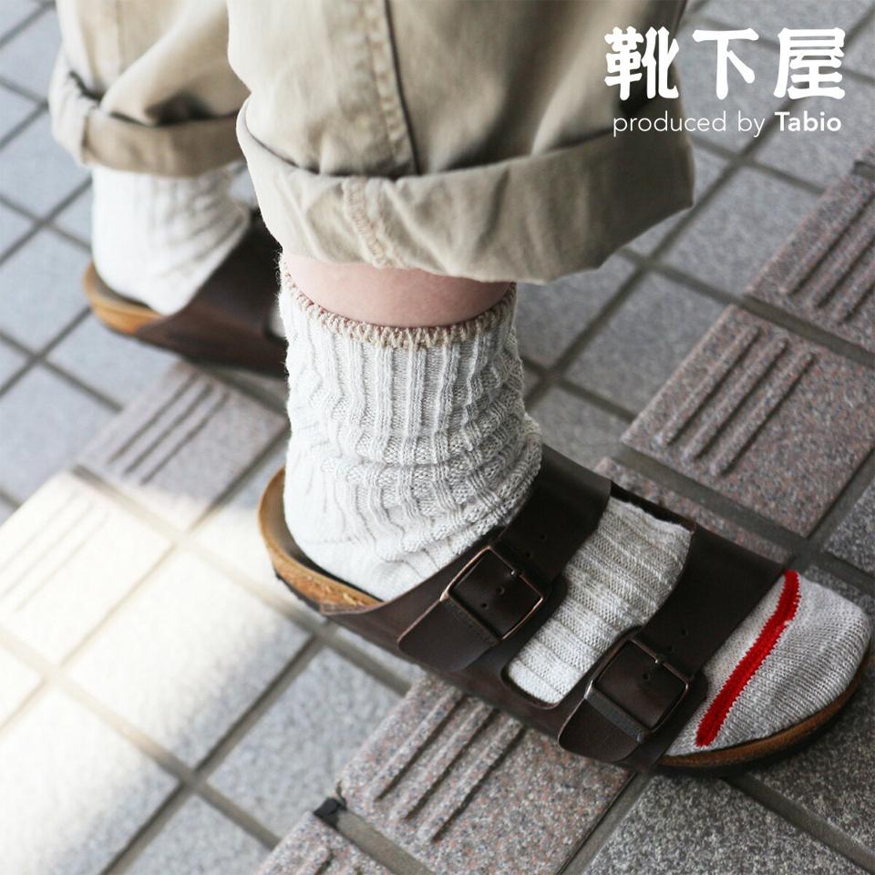 【あす楽】【靴下屋】 セルビッチスラブソックス / 靴下 タビオ Tabio くつ下 クルー レディース 日本製 2106ka