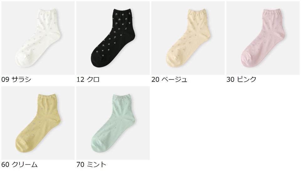 【全品送料無料★〜6/11 23:59迄】【あす楽】【靴下屋】 ぽんぽんラメドットショートソックス / 靴下 タビオ Tabio くつ下 ショート レディース 日本製