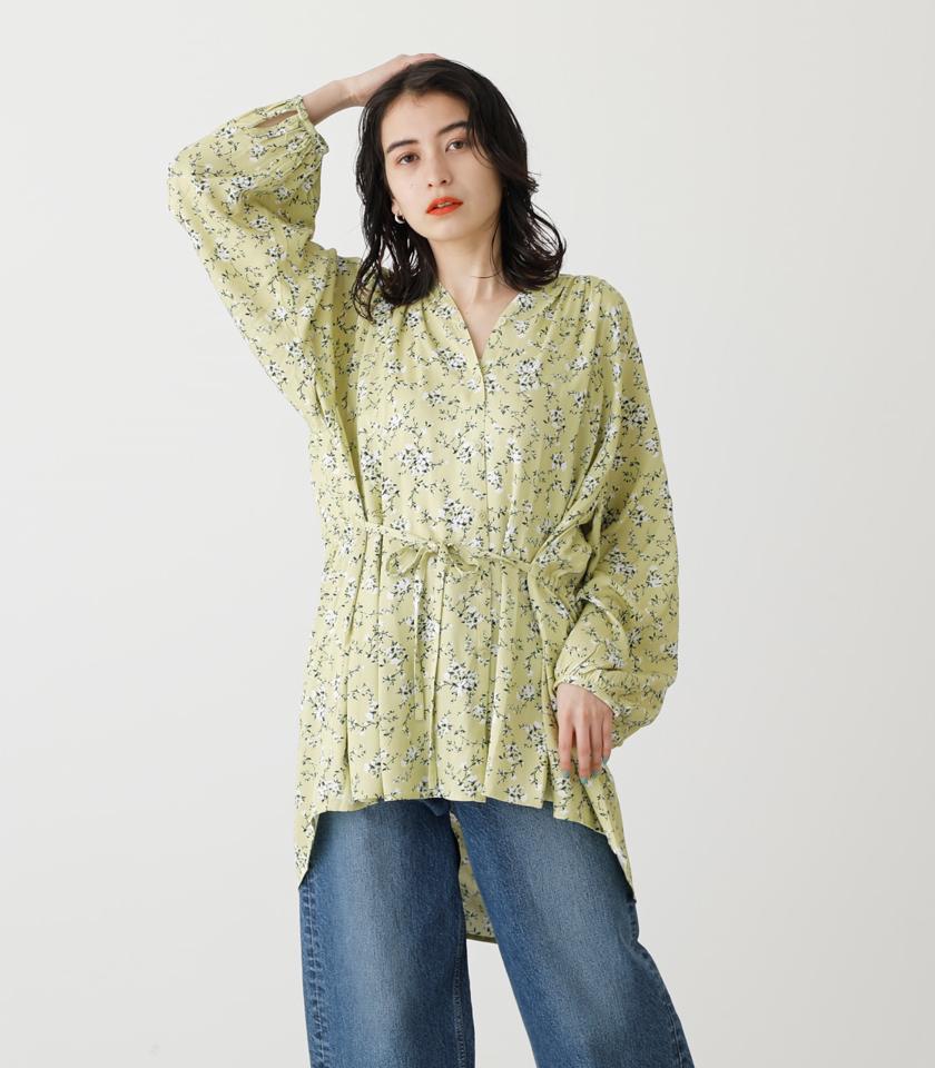FLOWER GATHER BLOUSE/フラワーギャザーブラウス