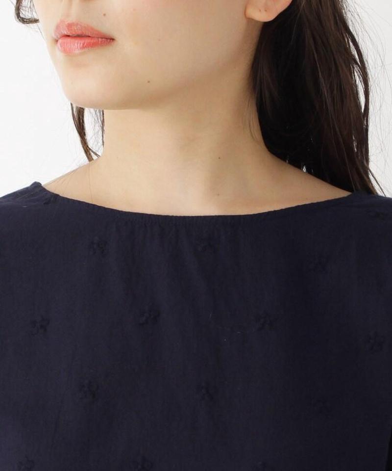 「Lサイズ」コットン(綿)スカラップレースプルオーバー