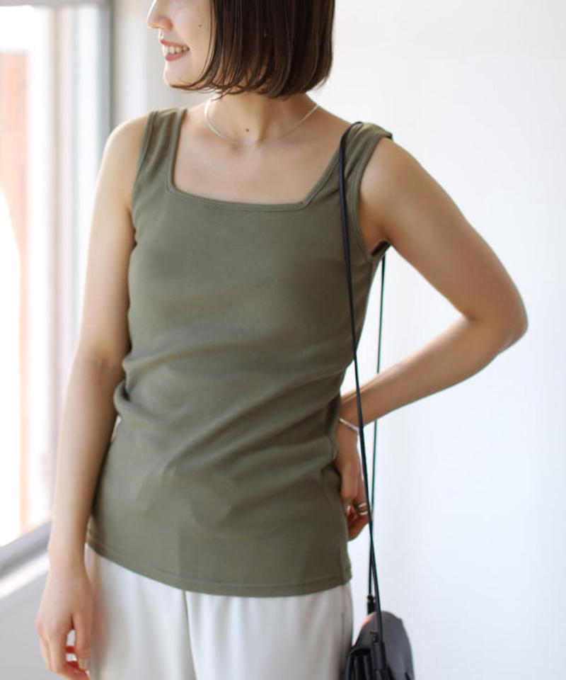 B:MING by BEAMS / スクエアネック ブラトップ 21SS