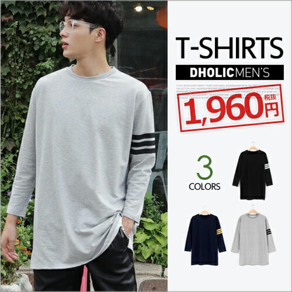 バックNIFEEプリントTシャツ・全3色 b51252 メンズ【tops】【人気 トップス 長袖 ロゴ 英字 カジュアル ストリート】