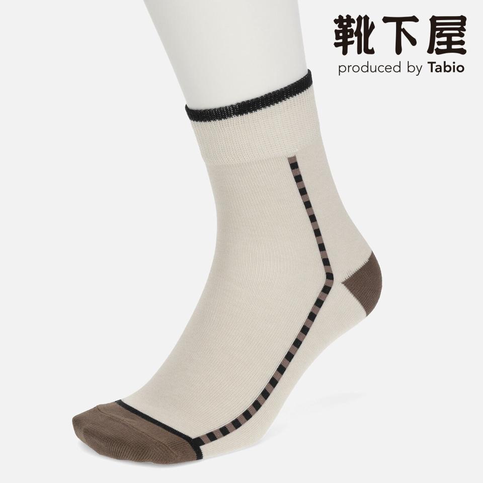 【あす楽】【Tabio MEN】 メンズ 撚り杢サイドラインブロックショートソックス / 靴下屋 靴下 タビオ くつ下 ショート メンズ 日本製 父の日 2206mka