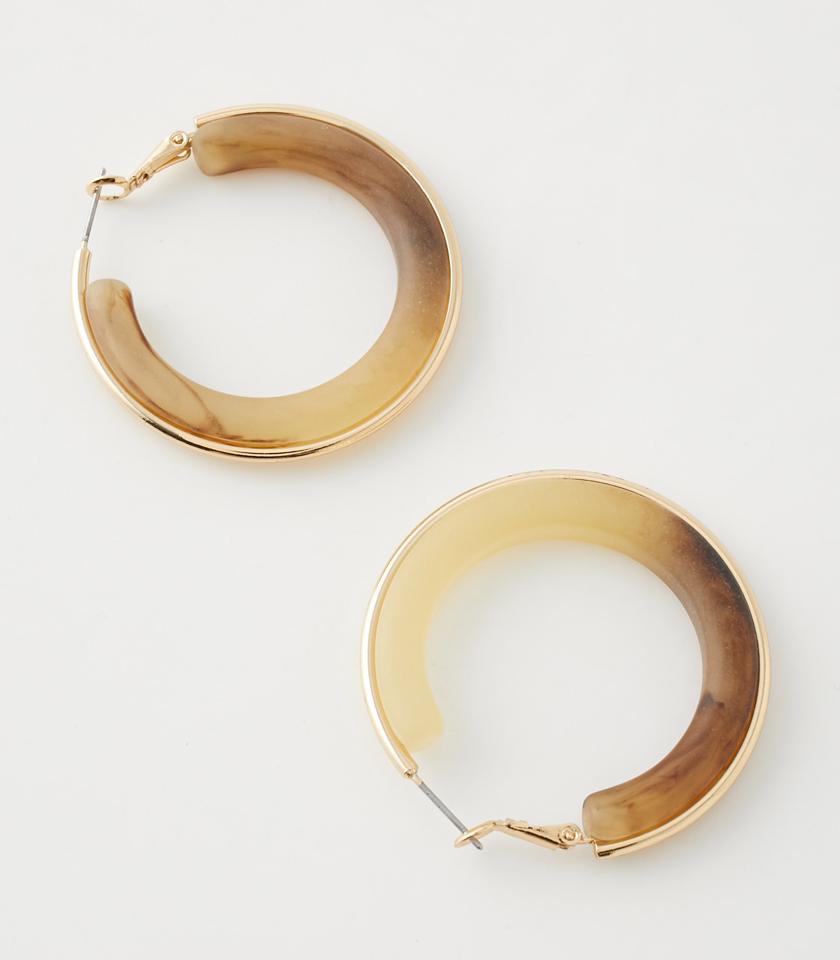 METAL LINE MARBLE EARRINGS/メタルラインマーブルピアス【MOOK54掲載 90353】
