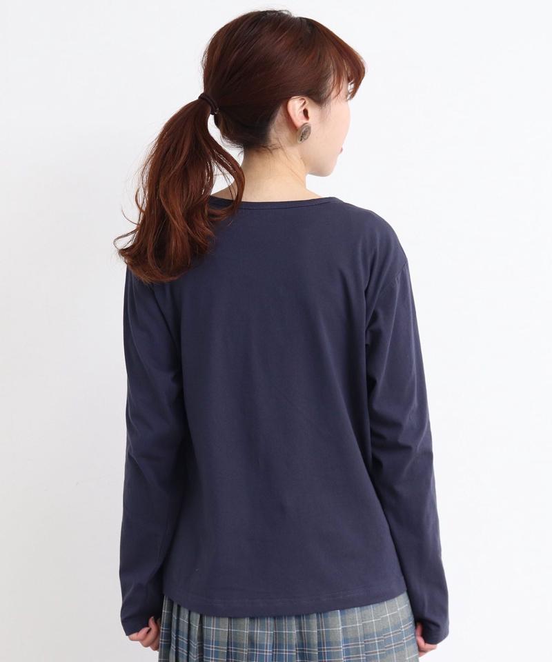 ●eiπe ハトとクローバー刺繍Tシャツ（eiπe）