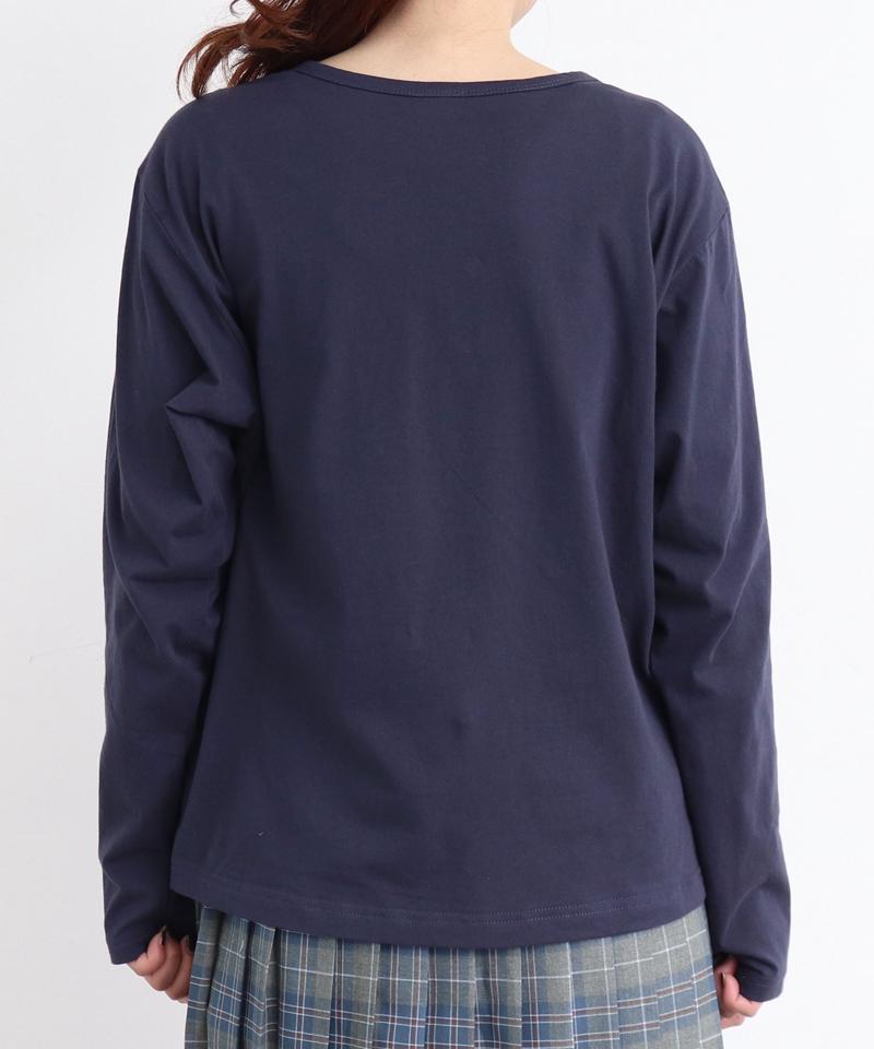 ●eiπe ハトとクローバー刺繍Tシャツ（eiπe）