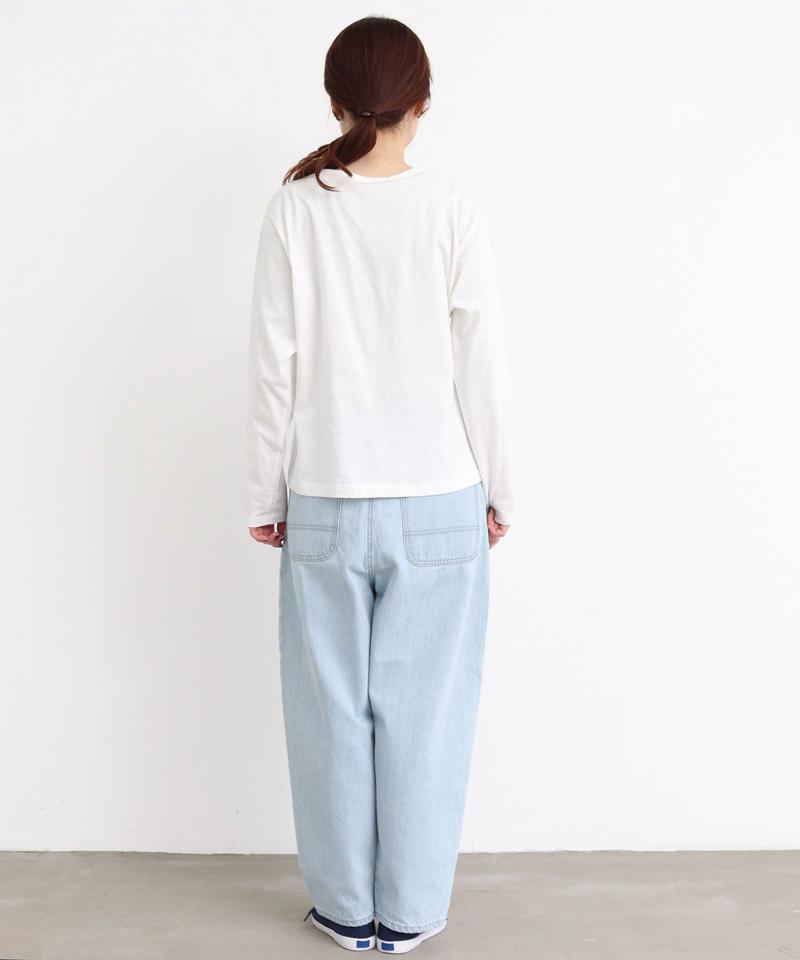 ●eiπe ハトとクローバー刺繍Tシャツ（eiπe）