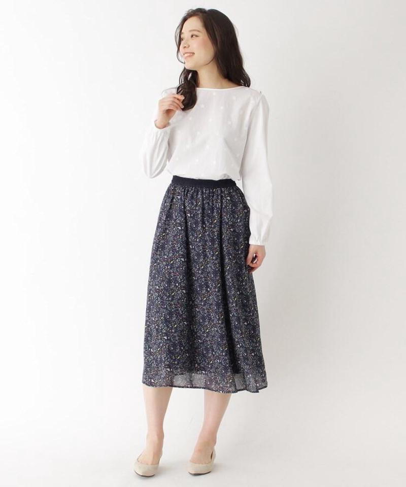 カラースプラッシュスカート