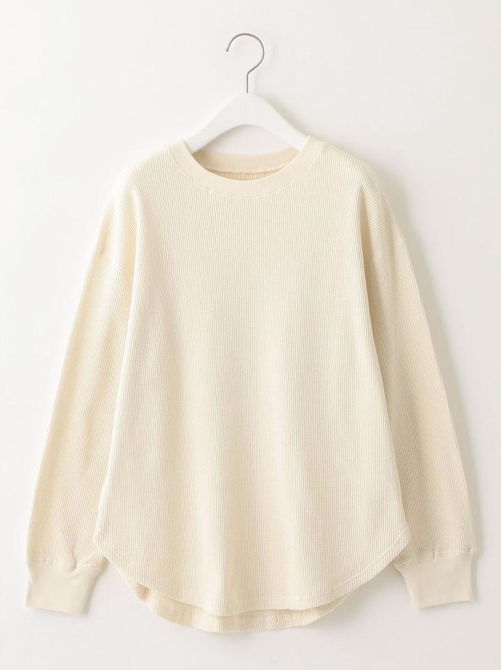 [ XS / H148-155cm ] ★★SC ワッフル ロングスリーブ Tシャツ