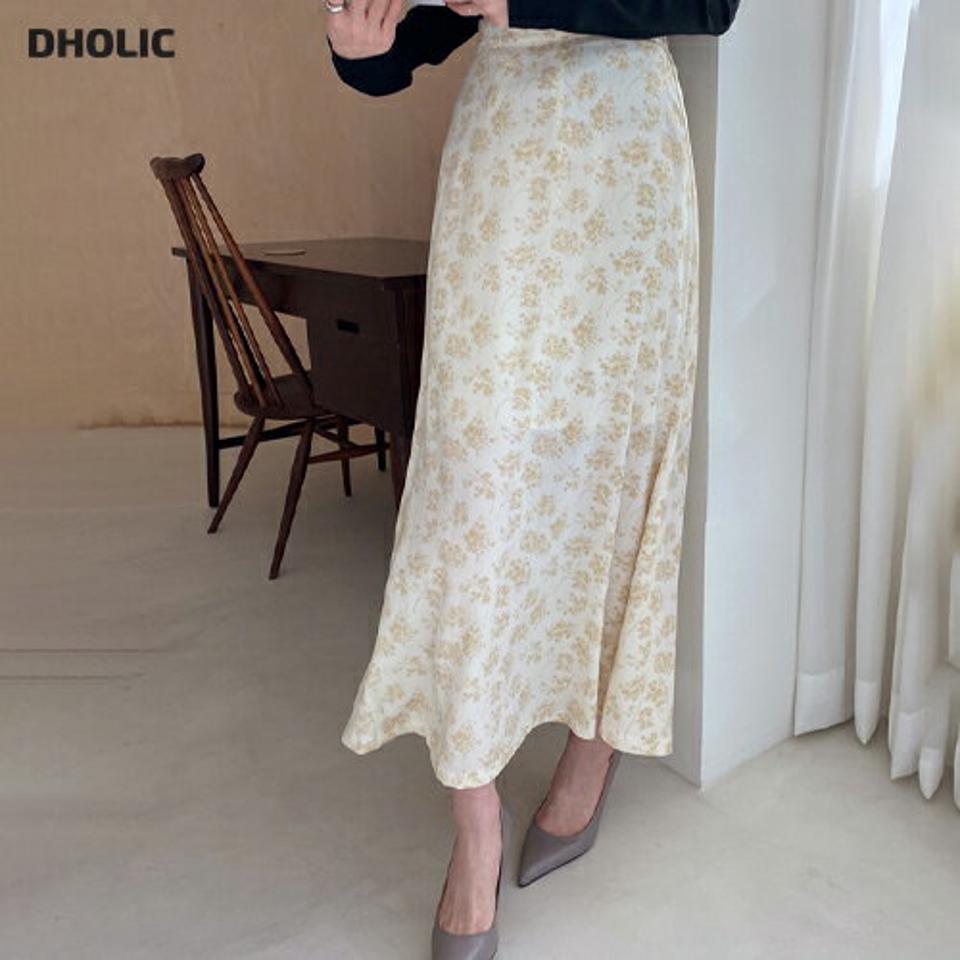 【只今30%OFF】フローラルフレアスカート・全2色・t66934 レディース 【sk】【スカート ロング ロングスカート フレア フレアスカート 花柄 フラワー フェミニン きれいめ 大人 秋 冬 韓国 ファッション】【ハイホリHIHOLLI】【fw】