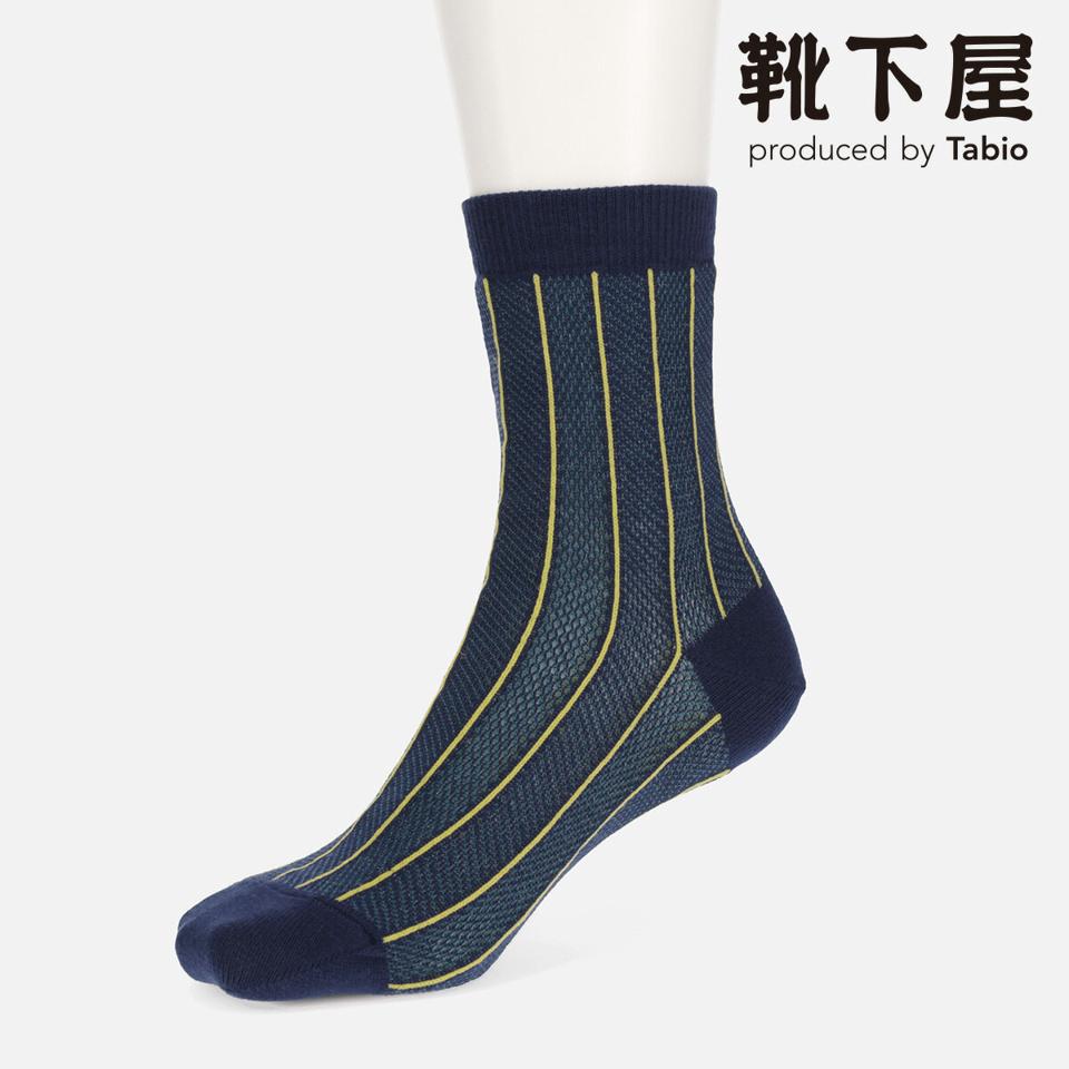 【全品送料無料★〜6/11 23:59迄】【あす楽】【Tabio】 メッシュストライプショートソックス / 靴下屋 靴下 タビオ くつ下 ショート レディース 日本製