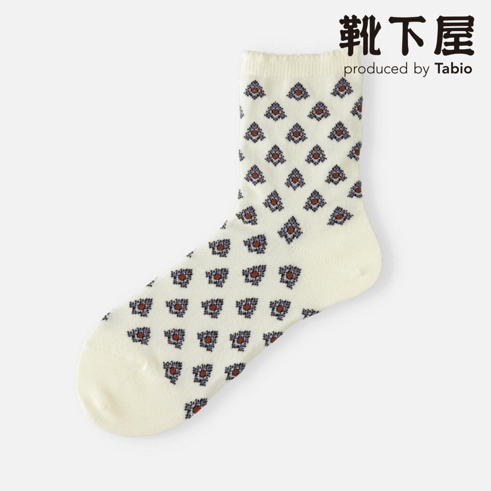【全品送料無料★〜6/11 23:59迄】【あす楽】【Tabio】 ECOプロヴァンス柄ショートソックス / 靴下屋 靴下 タビオ くつ下 ショート オーガニック エコ レディース 日本製