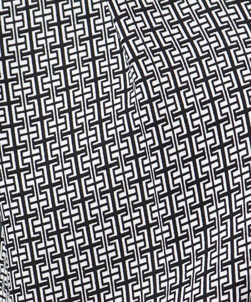 グラフィカルモデルノプリントブラウス