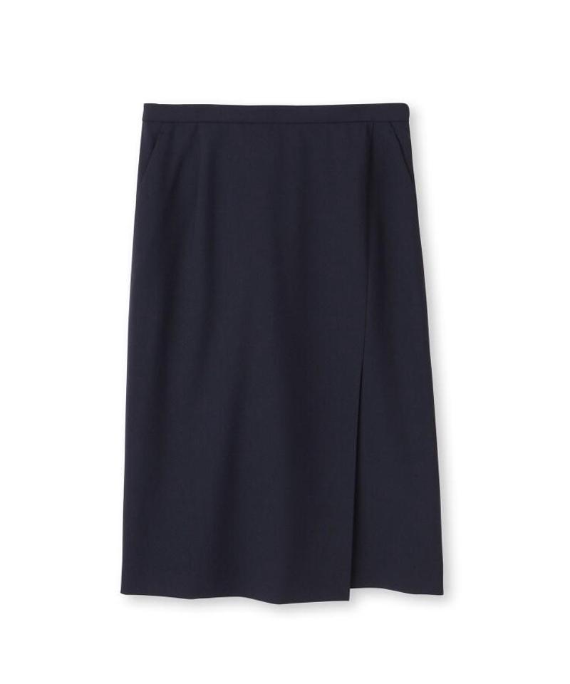 トスカーナノベルストレッチ ラップ風スカート