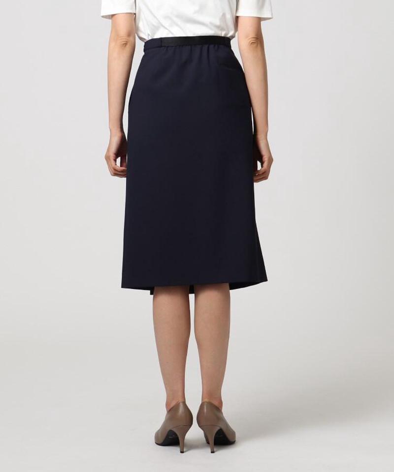 トスカーナノベルストレッチ ラップ風スカート